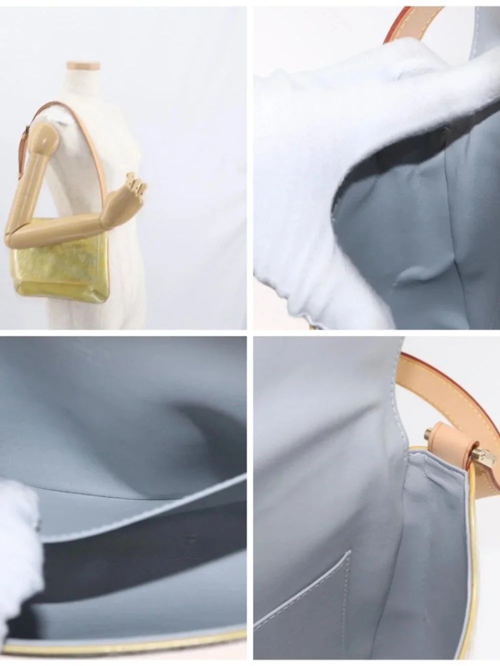 LOUIS VUITTON Monogram Vernis Thompson Street Bag Gris M91008 LV Auth - Picture 15 of 15